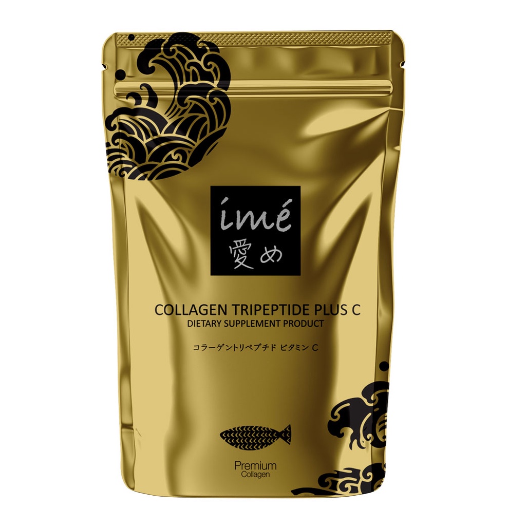 ime' COLLAGEN TRIPEPTIDE PLUS C ไอเม่ คอลลาเจน ไตรเปปไทด์ผสมวิตามินซี | 80 กรัม