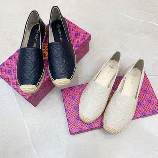 รองเท้า TB หนังวัวชั้นหนึ่ง🌟Tory Burch espadrilles