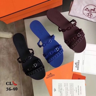 พร้อมส่งรองเท้าแตะ Hermes Jelly Sandals 2018 เกรด HiEnd (พร้อมกล่องHermes)