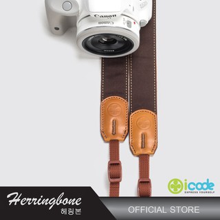 iCode สายคล้องกล้องPublic30-CANVAS CHESTNUT