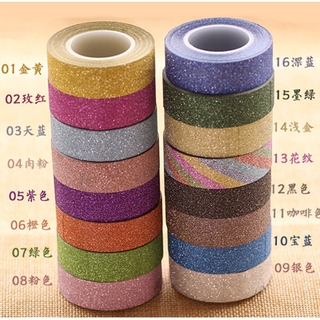 เทปกาวกากเพชร Diy Washi ยาว 10 เมตร