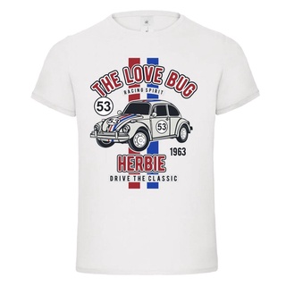 ใหม่ เสื้อยืด พิมพ์ลายกราฟฟิค Diy The Love Bug Herbie 53 Vw Beetle สไตล์คลาสสิก แฟชั่นสําหรับผู้ชาย