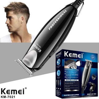 Best Flashlightปัตตาเลี่ยนตัดผม Kemei รุ่น Km-7201 บัตตาเลี่ยนตัดผมมีสาย Professional Hair Clipper รับประกันสินค้า