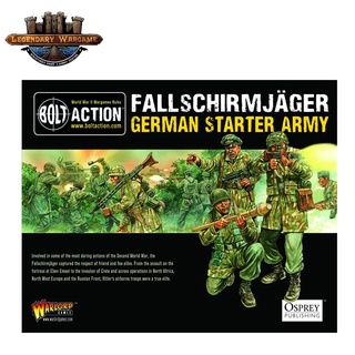 [พร้อมส่ง] WARLORD GAMES : GERMAN FALLSCHIRMJAGER STARTER ARMY โมเดลจำลอง