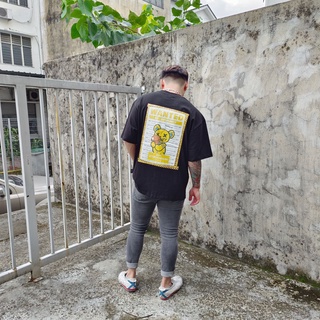 【พร้อมส่ง】DYSFUNCT Wanted Little Bear เสื้อยืดคอกลม แขนสั้น พิมพ์ลายกราฟิก UNISEX |เสื้อยืด สําหรับผู้หญิง และผู้ชาย|แบร
