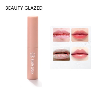 Beauty GLAZED ลิปบาล์ม ให้ความชุ่มชื้น ป้องกันการแตก ติดทนนาน กันน้ํา ลิปกลอส เครื่องสําอาง