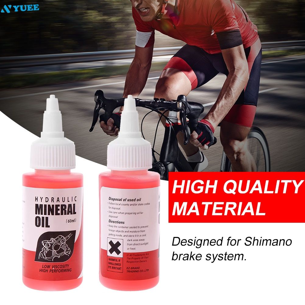 Bicycle Brake Mineral Oil System 60ml Fluid Cycling Mountain Bikes For Shimano 27RD Bike Hydraulic Disc Brake Oil Fluid YUEE