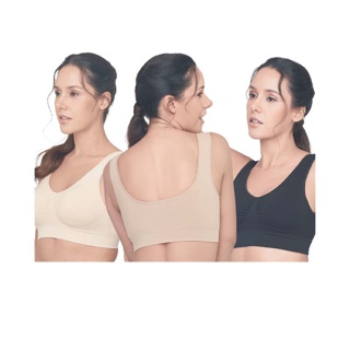 Braletta Smart Bra Premium บราเล็ทธา สมาร์ทบรา บราไร้โครง สวมสบาย ไร้ตะขอ ไร้รอยต่อ เนื้อผ้าเกรดพรีเมียม แพ็ค 3 ตัว 3 สี