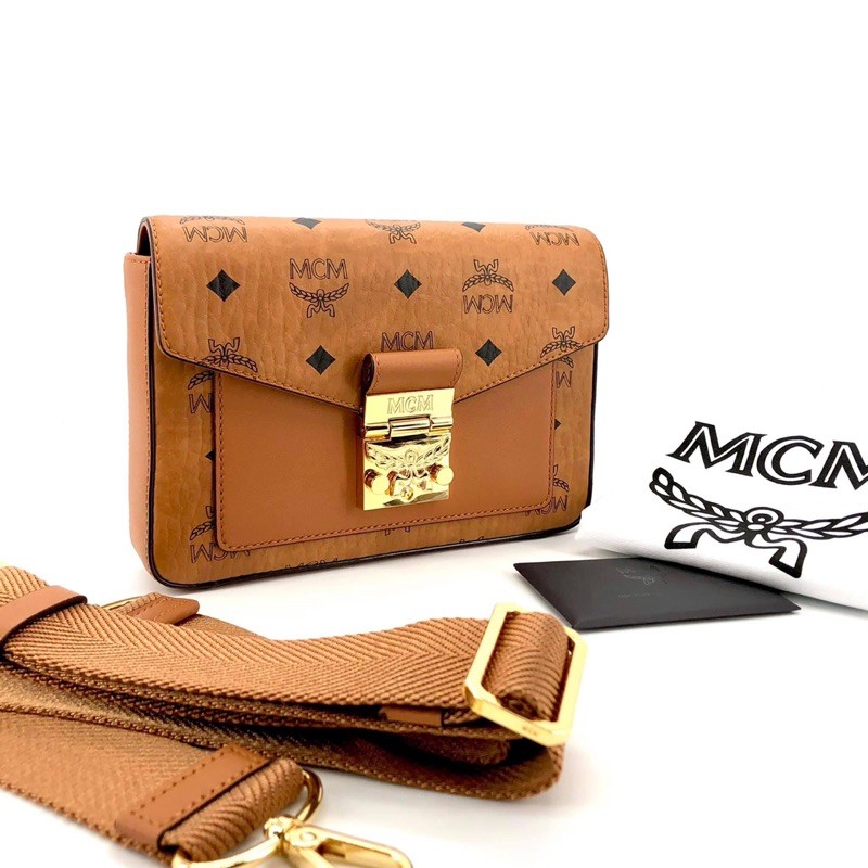 MCM Small Millie Visetos Bag แท้100%