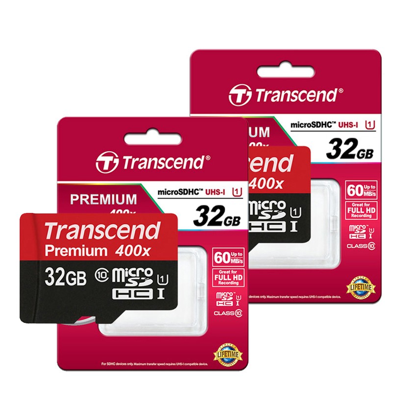 Карта памяти transcend sdhc premium 400x class 10 uhs i u1 60 10mb s 32gb