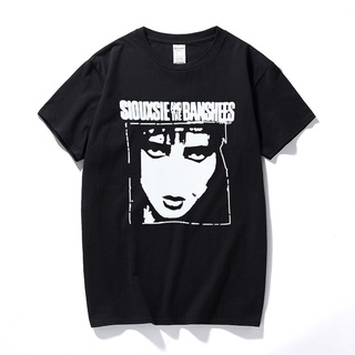 เสื้อยืดแขนสั้น ผ้าฝ้าย พิมพ์ลายกราฟฟิค Siouxsie And The Banshees แฟชั่นฤดูร้อน สไตล์พังก์ร็อค สําหรับผู้ชาย