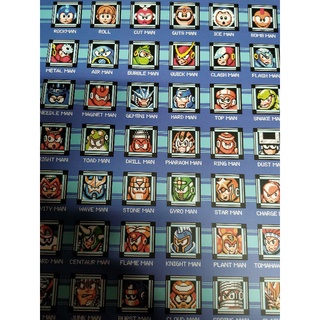 Poster Rockman ขนาดประมาณ A3 เคลือบอย่างดี