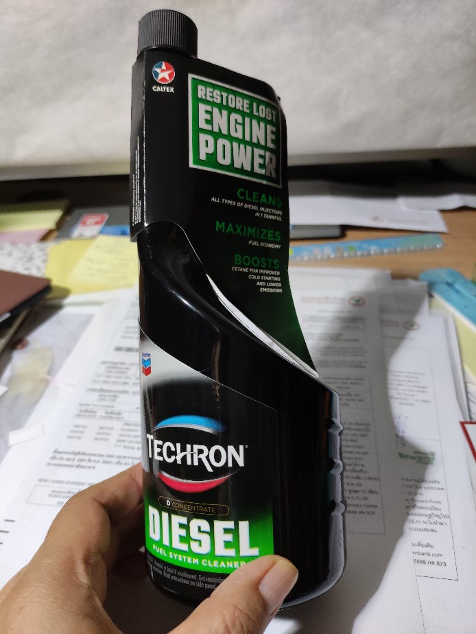 CALTEX Techron D Concentrate น้ำยาทำความสะอาดระบบเชื้อเพลิงสำหรับดีเซล ...