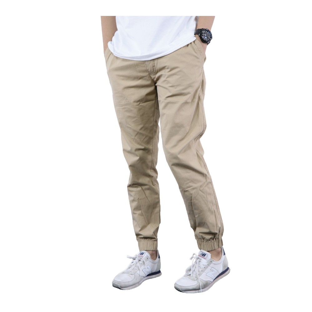Bovy Cream Pants - กางเกงขาจั้มสีครีม รุ่น7038- KH02