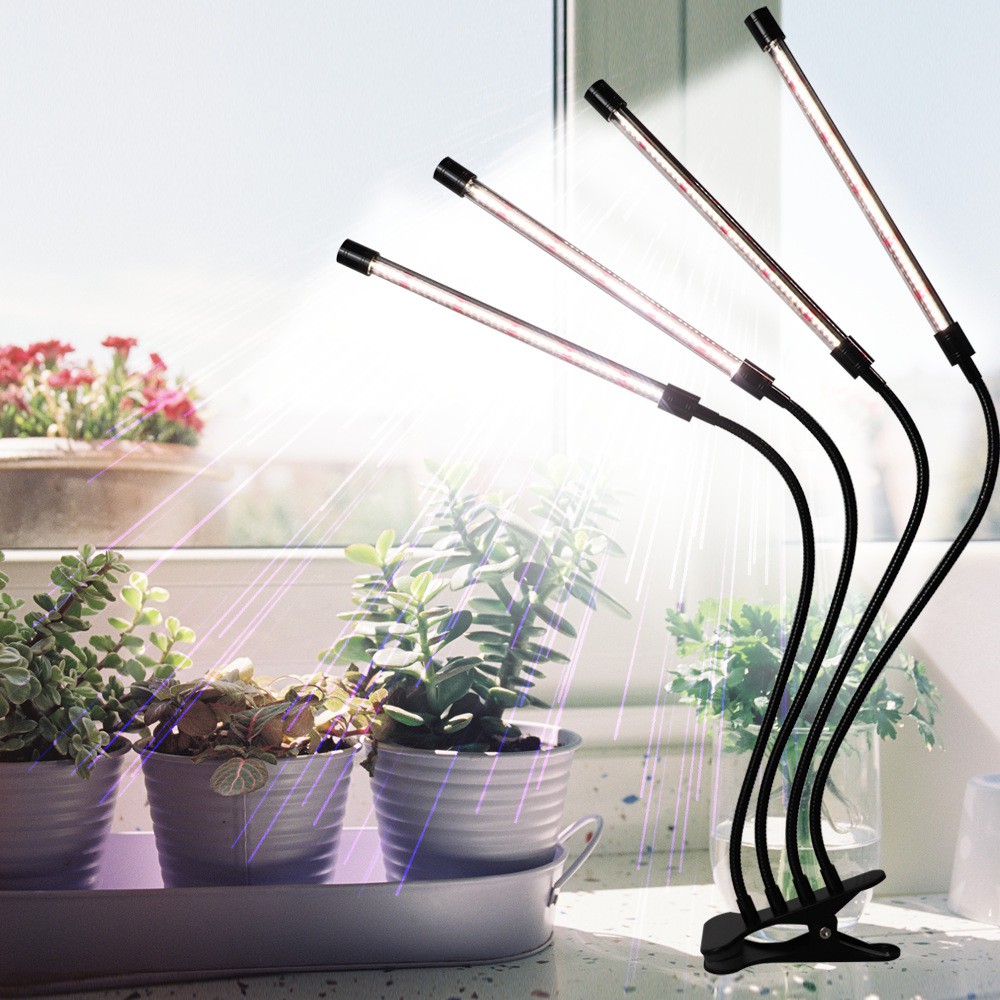 ไฟLED ไฟGrow light ไฟปลุกต้นไม้ ไฟช่วยต้นไม้ตัวเร็ว แสงขาว แสงธรรมชาติ ตั้งเวลา ปรับความสว่างได้