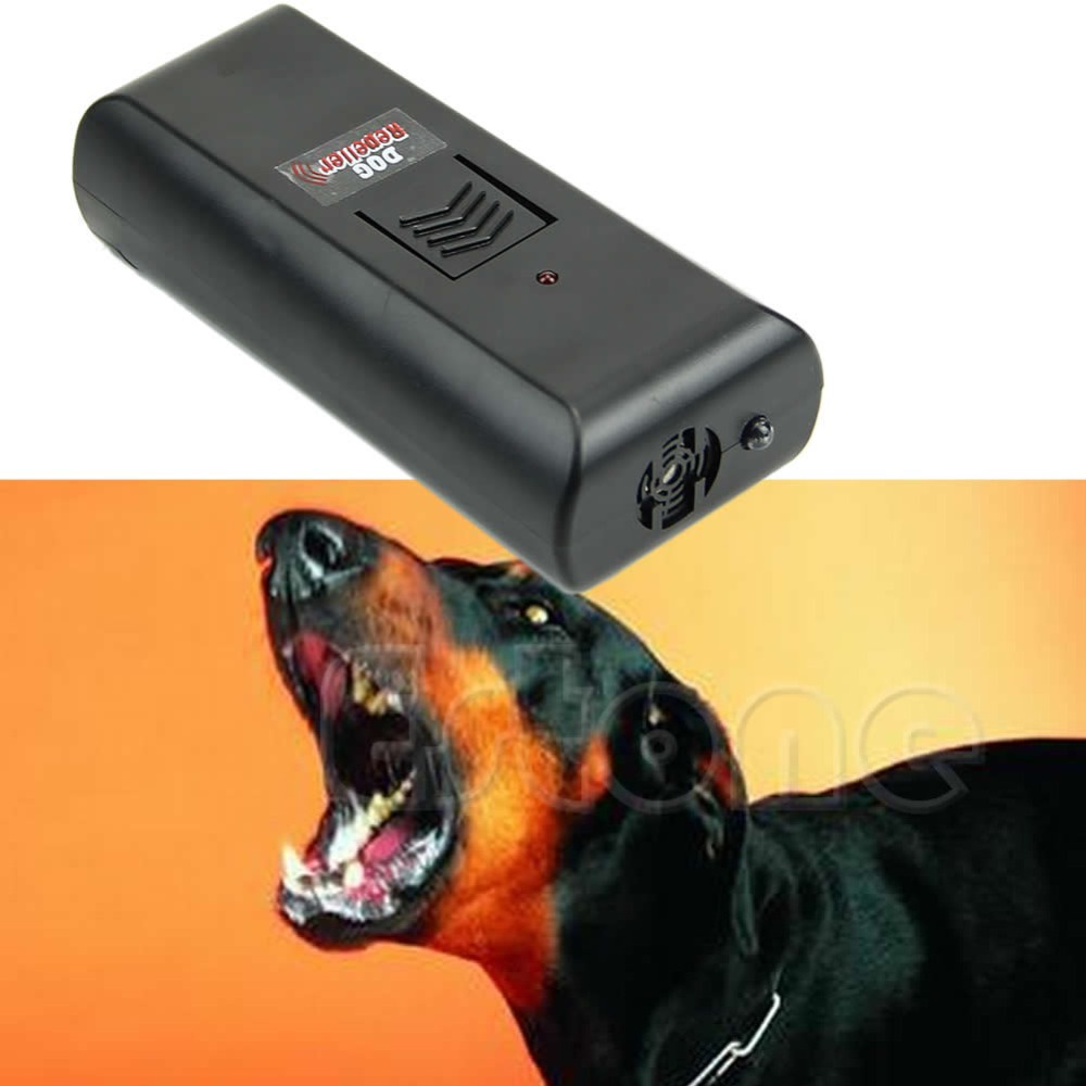 Static Hot Dog Whistle Stop Barking Silent Ultrasonic Sound Repeller Train With Strap TH