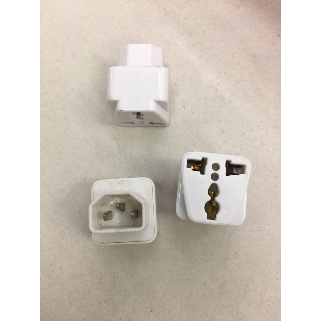 UPS ADAPTER UPS/หัวแปลง ปลั๊กups IEC to 3 PIN ปลั๊กAPC หัวแปลงปลั๊ก IEC320 สำหรับคอมพิวเตอร์ UPS หรื