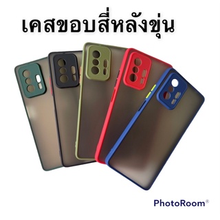 เคสขอบนิ่มสี่หลังขุ่น RealmeC11(2021) RealmeC12 RealmeC15 RealmeC20 RealmeC21 RealmeC21y RealmeC25 ของพร้อมส่งส่งจากไทย