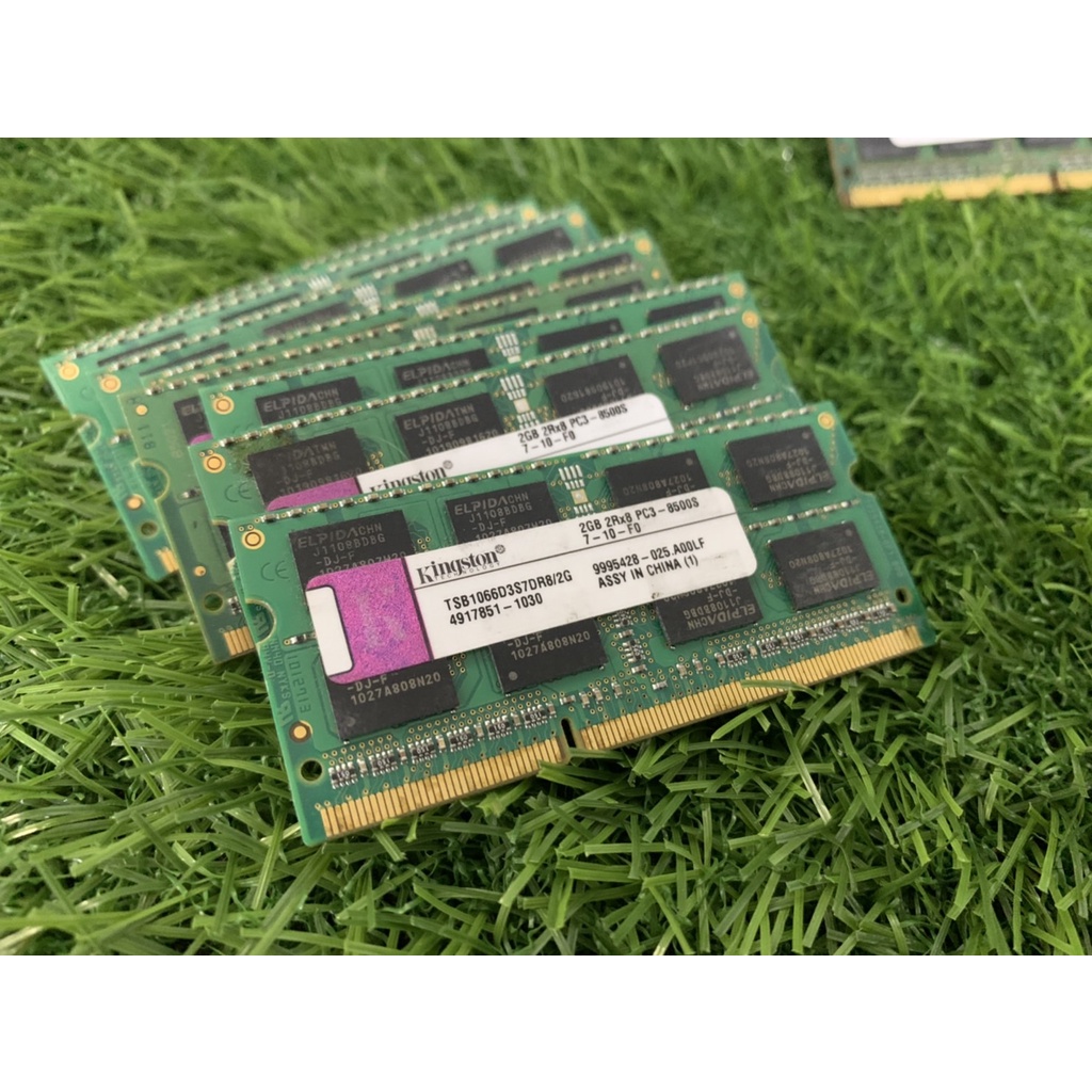RAM แรมสำหรับ Notebook DDR3 โปรโมชั่นพิเศษ ถูกกว่าที่ไหนๆ Kingston 2GB 2Rx8 PC3-8500S สินค้ามีประกัน