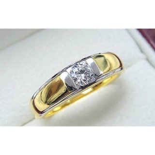 แหวนเพชรผู้ชาย แหวนผู้ชาย แหวน white gold แหวน gold plated