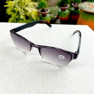 แว่นสายตา สายตายาว ทรงสปอร์ต ไร้ขอบ เลนส์ใส เลนส์สีกันแดด พร้อมส่ง