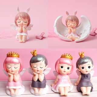 [พร้อมส่ง] หมวกอาบน้ําเด็ก ลาย Sleeping Aisha Keller Angel Anne สําหรับตกแต่งเค้ก