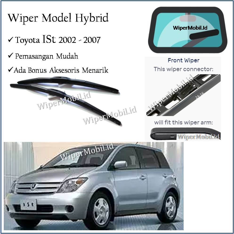 ที่ปัดน้ําฝน Toyota IST Hybrid