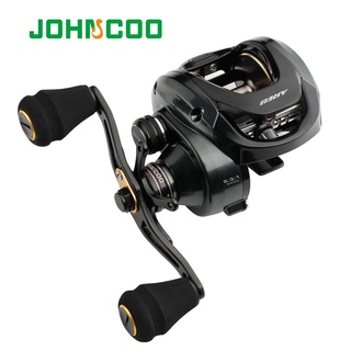 Johncoo ARES รอกตกปลา กรอบอลูมิเนียม อัตราทดเกียร์ 6.3:1 รับน้ําหนักได้เต็มที่ 12 กก. big game fishing reel High Drag