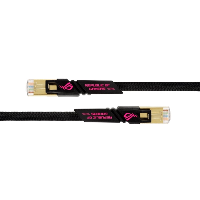 ASUS ROG Cat7 Ethernet Cable – Gaming LAN network cable high speed network up to 600MHz &amp; 10GB Transfer Rates