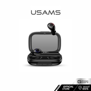 USAMS In-Ear Truewireless Headphone หูฟังสอดหูไร้สาย มาตรฐาน IPX5 กันน้ำกันเหงื่อ ใช้งานต่อเนื่องได้ 4 ชั่วโมง