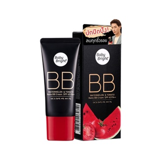 Baby Bright Watermelon &amp; Tomato Matte BB Cream SPF45 PA++ 30g เบบี้ไบร์ท บีบี แตงโม&amp; มะเขือ (064610)