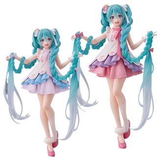 โมเดลฟิกเกอร์ Pvc รูปปั้นอนิเมะ Hatsune Miku Kawaii Virtual Singer Miku ขนาด 20 ซม. ของเล่นสะสม สําหรับเด็ก