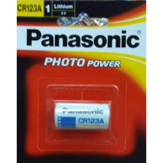 ถ่าน Lithium Panasonic CR123A 3V 1 ก้อน ของแท้