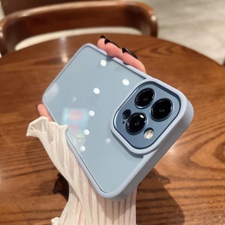 เคสซิลิโคนใส iPhone 14 plus 13 12 11 Pro max แบบแข็ง ป้องกันกล้อง กันกระแทก หรูหรา สําหรับ