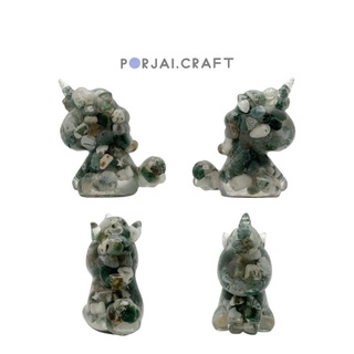 Animals resin figurines with crystals รูปปั้นเรซิ่นคริสตัล