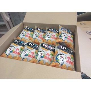 tofit ทูฟิต ข้าวเกรียบปลาทู (รสดั้งเดิม) ยกลัง 30 ห่อ (สินค้าพร้อมส่งค่ะ)