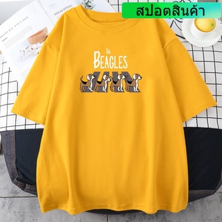 เสื้อยืดแขนสั้น พิมพ์ลายการ์ตูน The Beagles น่ารัก อินเทรนด์ 2022