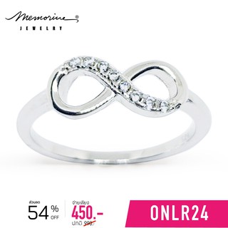 Memorine Jewelry แหวนเงินแท้ 925 ฝังเพชรสวิส(CZ) : ONLR24