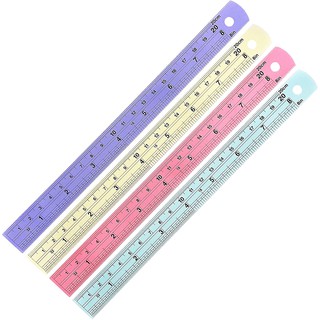 ไม้บรรทัดอลูมิเนียม 8นิ้ว Domon จำนวน 1 ชิ้น aluminium ruler 8 inches