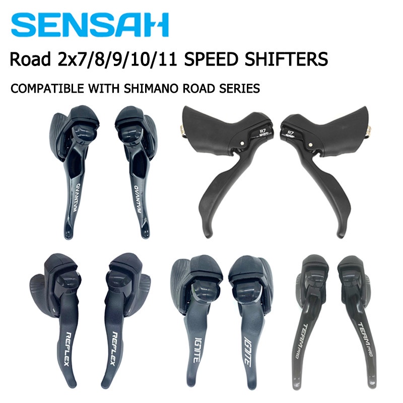 Sensah จักรยาน Shifters 14/16/18/20/22 ความเร็วสําหรับ Shimano ด้านหลัง Derailleur Groupset