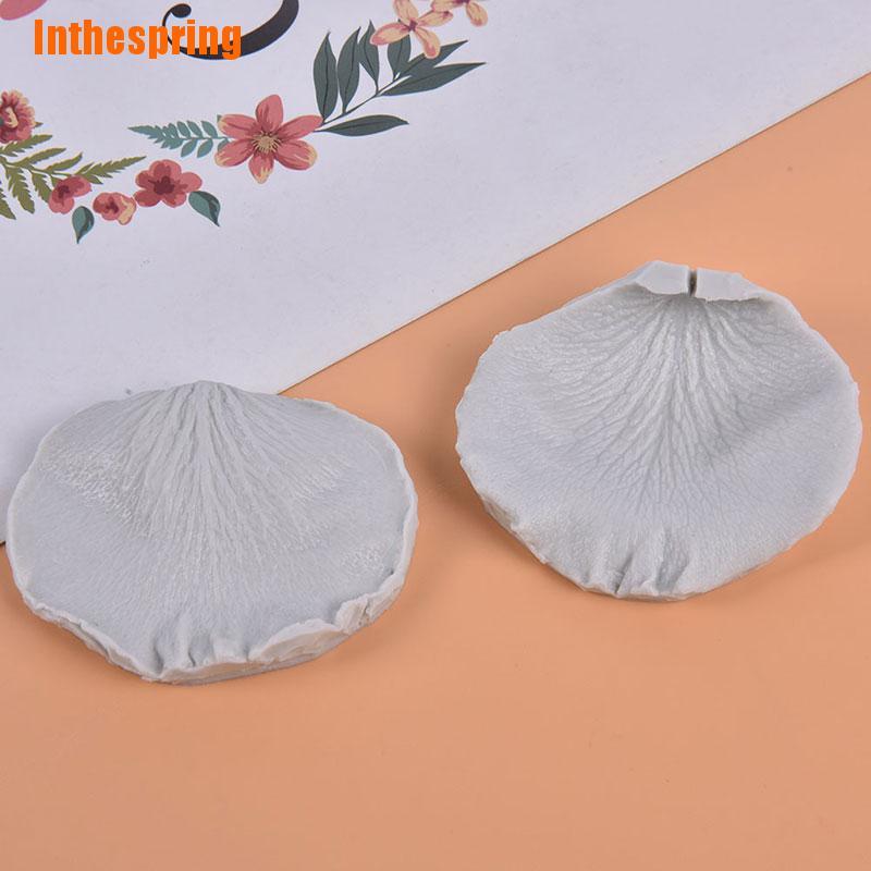 Inthespring แม่พิมพ์ซิลิโคน รูปกลีบกุหลาบ สําหรับตกแต่ง - รูปที่ 5