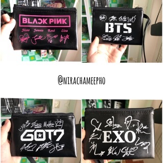 กระเป๋าใส่เหรียญ Got7  bts  exo  blackpink