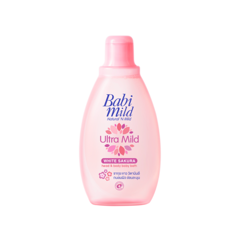 [Gift] Babi Mild head and body bath sakura 200ml.(สินค้าสมนาคุณงดจำหน่าย)