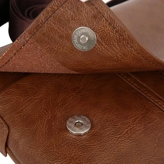 JEEP กระเป๋าสะพายไหล่ กระเป๋าเมสเซนเจอร์หนัง สำหรับผู้ชาย Messenger Bag PU Leather
