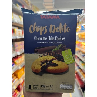 คุกกี้ผสมช็อคโกแลตชิพ TATAWA Chips Delite chocolate Chips Cookies 120กรัม บัตเตอร์คุกี้รวมรส Chocolate Chip Cookies TATA