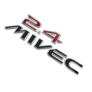 logo 2.4 MIVEC โลโก้ 2.4mivec Mitsubishi Space Wagon งานเรซิ่น พร้อมกาว Size : 16cm*5cm*0.2cm