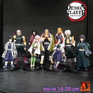 โมเดล ดาบพิฆาตอสูร Yaiba DXF รวมกลุ่มเสาหลัก 9 คน ขนาด 14-20 Cm. ไม่มีกล่อง  ราคาถูก พร้อมส่ง เก็บเงินปลายทางได้