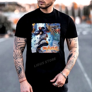 คอลูกเรือเสื้อยืดแขนสั้น พิมพ์ลายกราฟฟิค Butler Limp Bizkit ขนาดใหญ่S-5XL