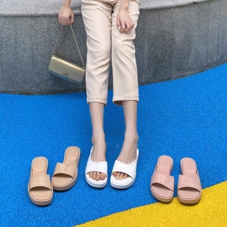 Your Favorite Shoes: รองเท้าส้นตึก สูง 1.2 นิ้ว Toffee Shoes (สีชมพูหนังใหม่จะเข