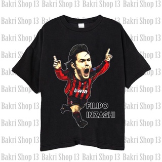 เสื้อยืด พิมพ์ลายนักฟุตบอล Ac Milan Filippo INZAGHI INZAGHI แฟชั่นสําหรับชาย และหญิงS-5XL